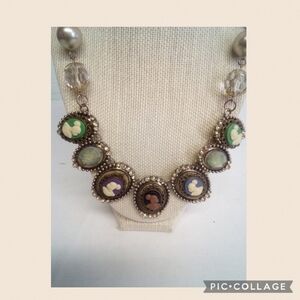 Vintage Style Cameo Necklace